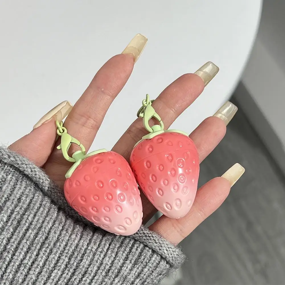 Moisturize Strawberries Temperature-changing Lipstick Long Lasting Moisturizing Nourishing Lip Balm Cute Cat Lipgloss Cosmetics