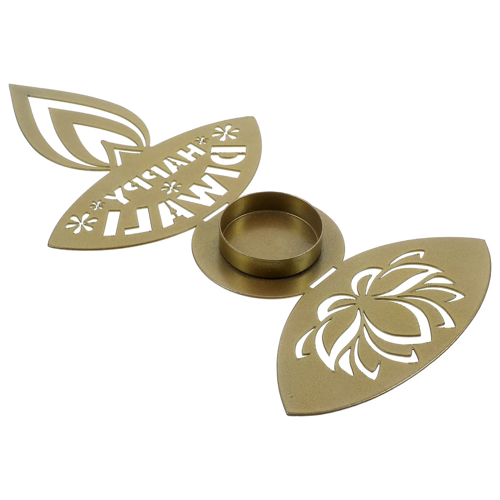 Metal Iron Festival Holder for Diwali Projection Stand Tealight Decorative Home Decor Candlestick Decor