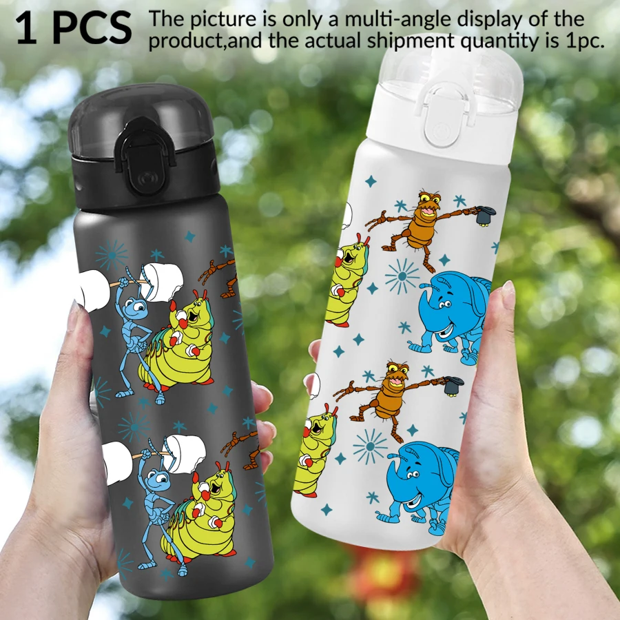 1 قطعة ديزني الفيل القرد نمط 26 أوقية زجاجة ماء بلاستيكية الرياضة في الهواء الطلق كوب ماء عيد ميلاد/العودة للوطن هدية
