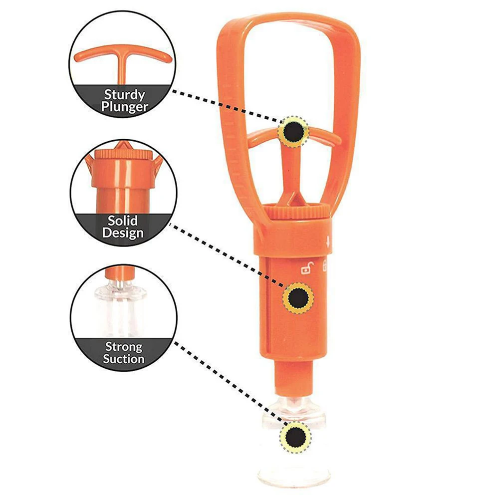 Outdoor Camping Venom Extractor, Emergency Rescue Tool, Sucção Vácuo, Caminhadas, Aventura Selvagem, Cobra Venenosa, Inseto, Mordida Rescent