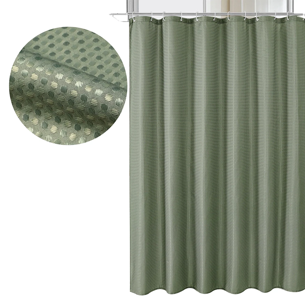 

Декор для ванной комнаты Текстильная занавеска для душа Шикарный декор для ванной комнаты Легко чистящий материал Функциональность защиты от утечек