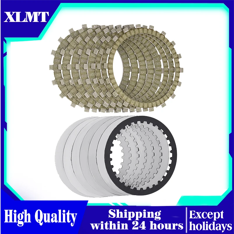 Motorcycle Paper Based Clutch Friction & Steel Plates Plate Disc Kit For BMW R1200GS Adventure R1200R R1200RT R1200RS R1250GS