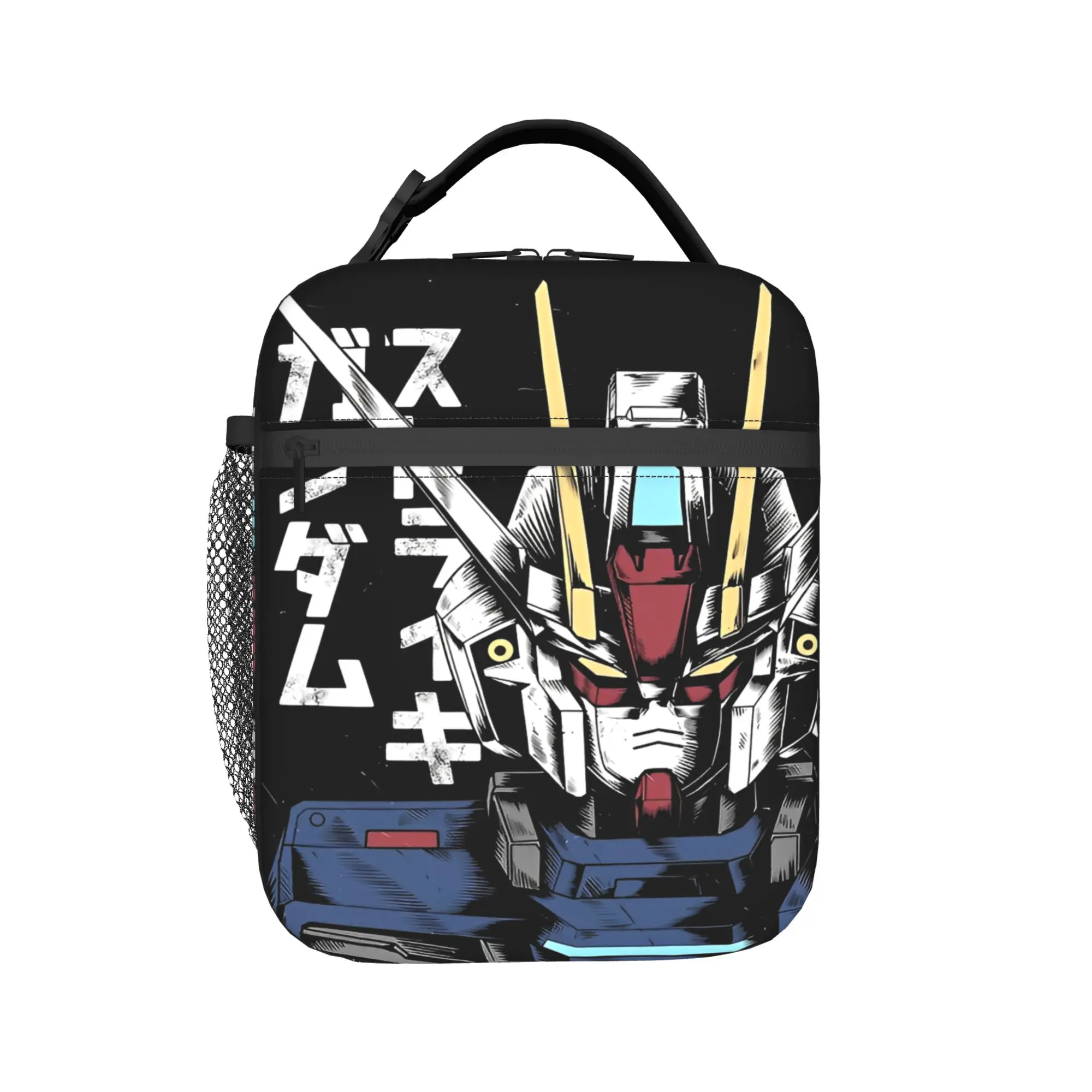

MOBILE SUIT GUNDAMs manga anime Accessories Insulated Lunch Bag For Office Food Box Leakproof Cooler Thermal Lunch Boxes