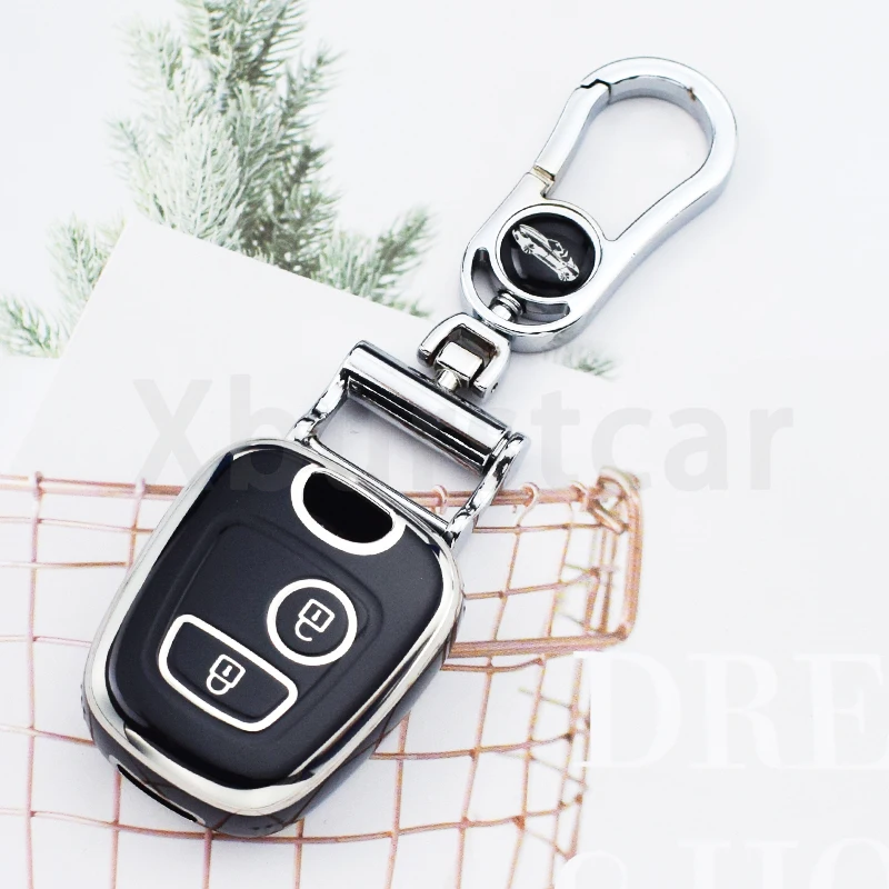 Car Key Case Cover Shell Fob Holder For Peugeot 107 206 307 207 408 For Toyota Aygo For Citroen C2 C3 C4 Berlingo Xsara Picasso