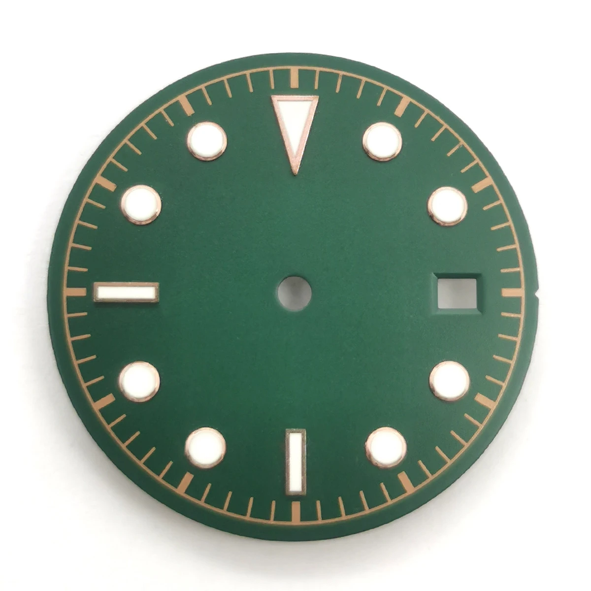 

Customized 30.5MM Dial NH35 8215 Watch Dial Fit for NH35 NH36 8215 Movement Watch Green Luminous Faces Dial