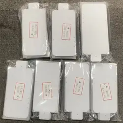 100pcs New Phone Front Glass Factory Paper Protective Films For iP 17 16 15 Plus Pro ProMax LCD Outer Screen Protector stickers