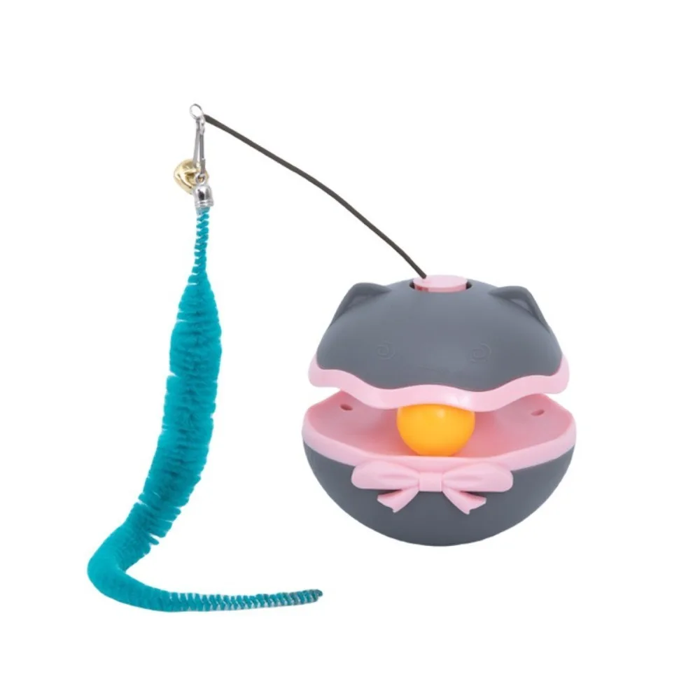

Interactive With Bell Cat Tumbler Toy Rotating Roller Track Electric Cat Roller Track Tumbler Design Cat Teasing Stick Pet Toy