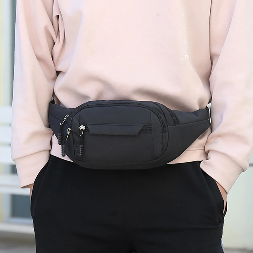 

Sports Waist Bag Large Capacity Adjustable Belt Fanny Pack Running Belt Gym Belly Trail Pouch Travel Sling Accessories Men Women