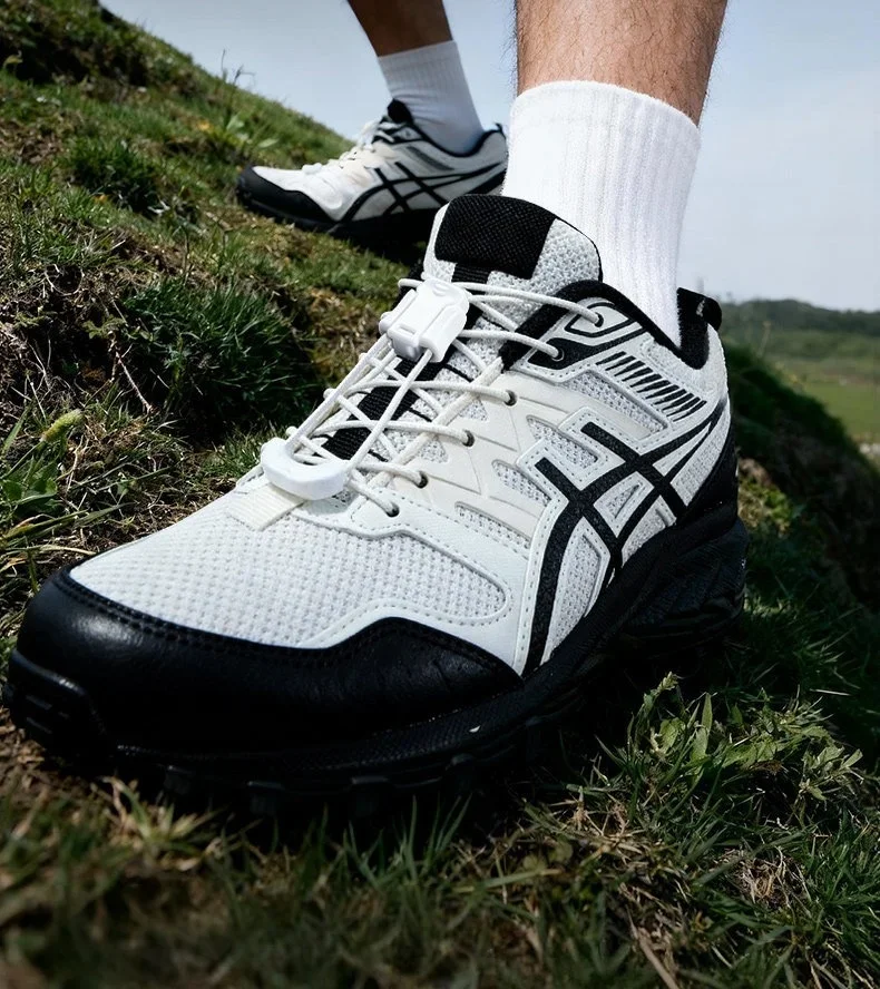 Schnellverschluss-Schnürsenkel-Set, Elastische Schnürsenkel ohne Binden, Zahnradverschluss-Schnürsenkel für Wander-, Lauf- und Outdoor-Sportschuhe – Detail 1