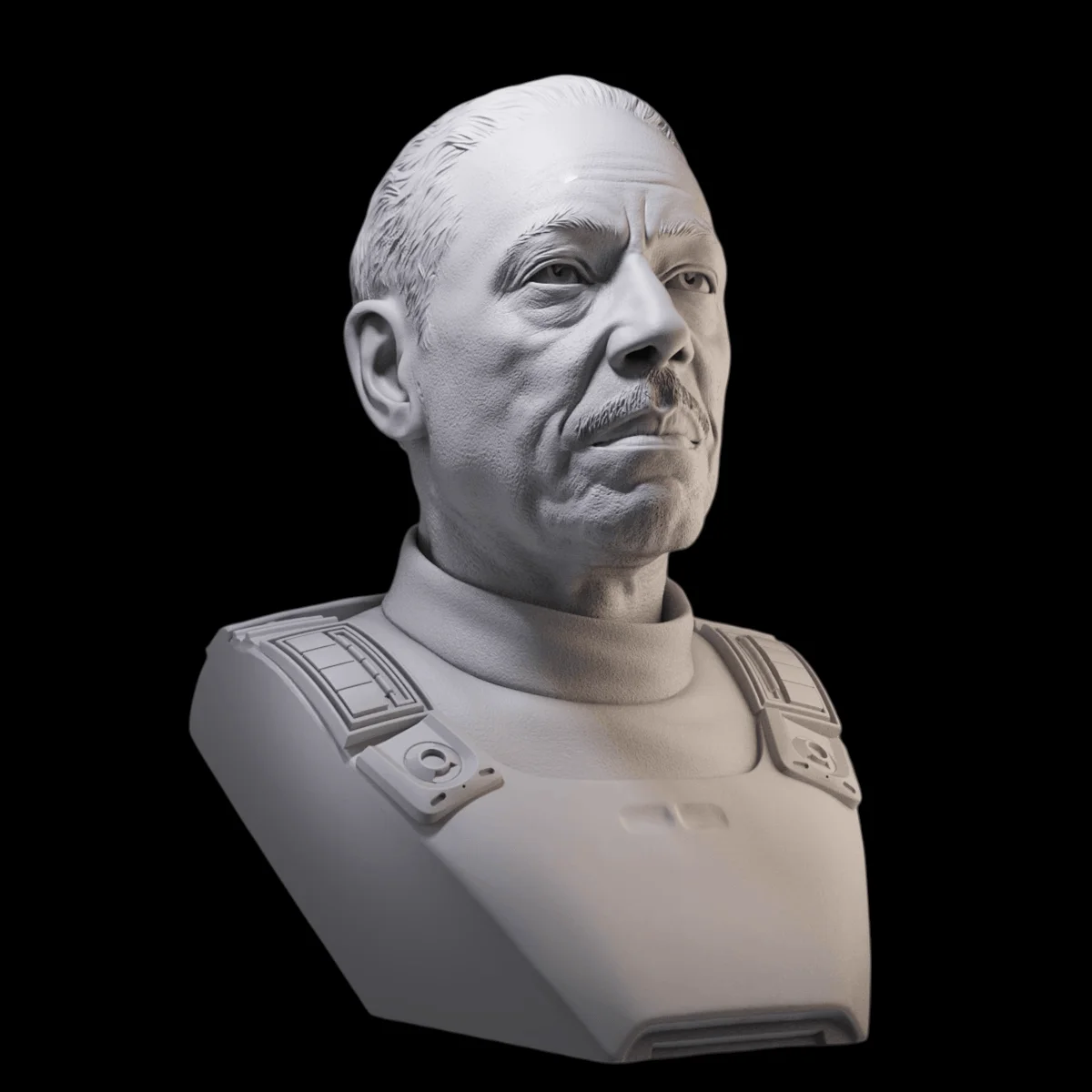 

30mm Height Die-casting Resin Model Assembly Kit, GK， Exquisite Resin Bust, Unpainted