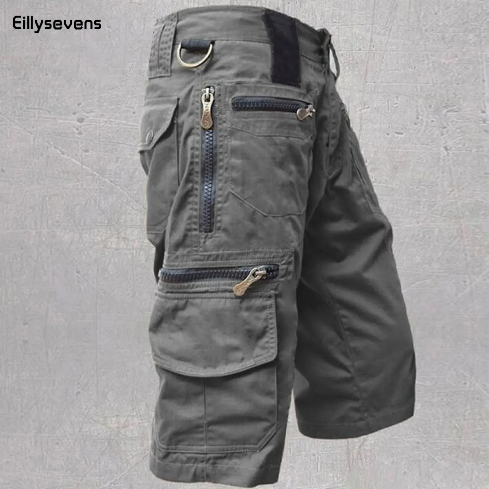 

Fashion Men'S Cargo Shorts Mens Tactical Pants Casual Big Pocket Sports Slacks Cargo Panels Trousers Plus Size For Male