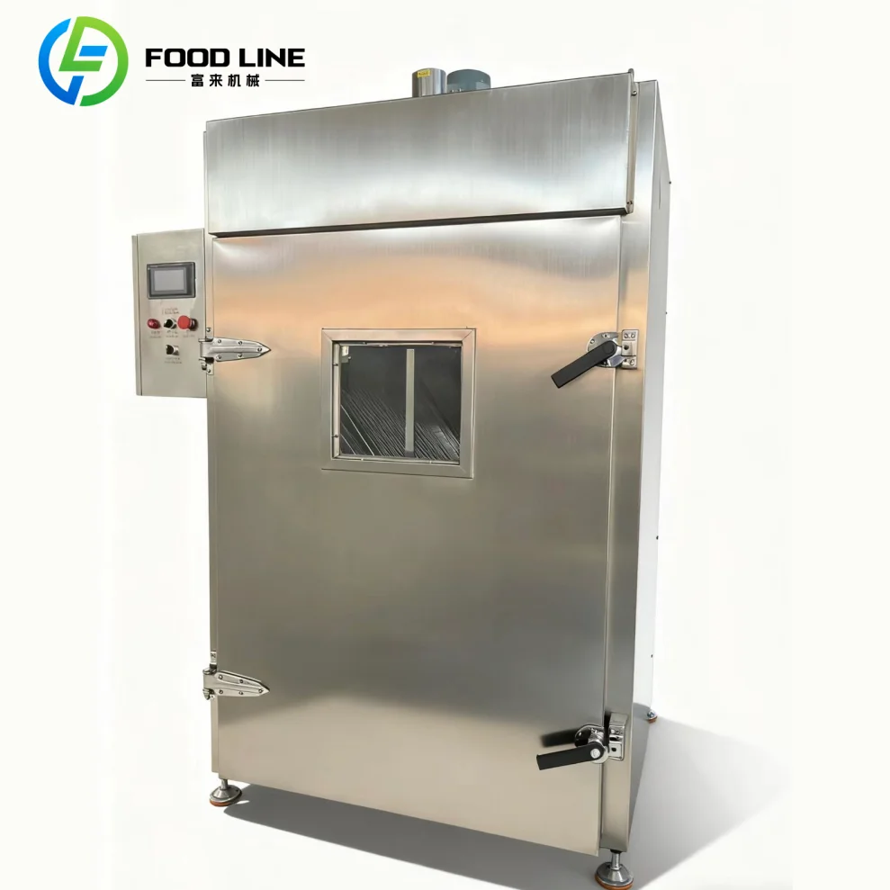 Professional Commercial Smoke Oven Gas Electrostatic Smokehouse Fish Processing Machine Sausage Customize