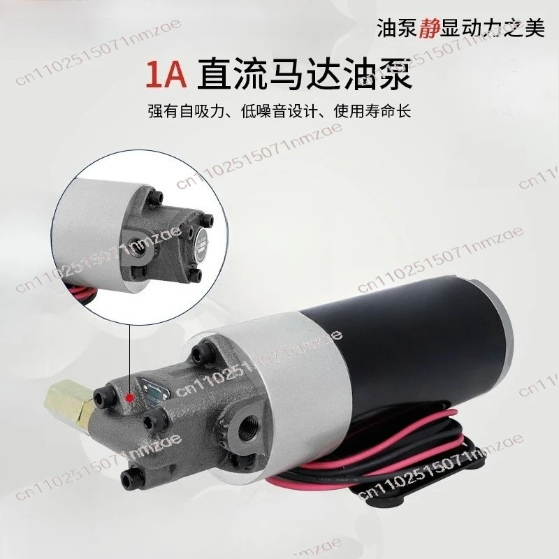 Oil Micro Gear Gear Oil Pump Oiler DC 12V/24V AC 220V Diesel Oil Pump Electric Hydraulic Pump Small DC
