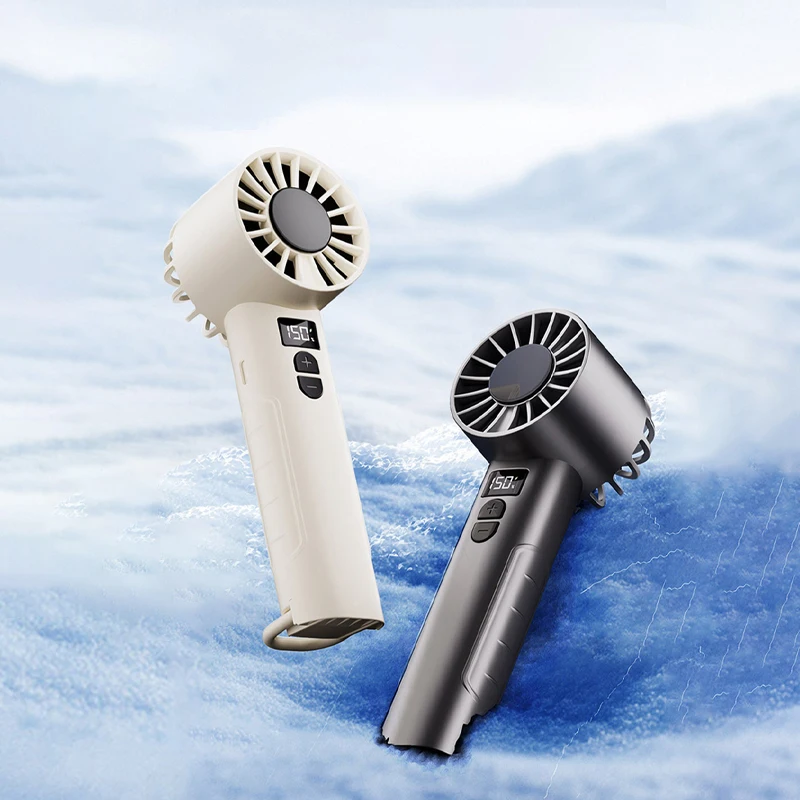 الجملة 2025 المحمولة 150 سرعة توربو مروحة 1800mAh مروحة يدوية صغيرة USB قابلة للشحن مروحة التبريد مروحة صغيرة Ventilador