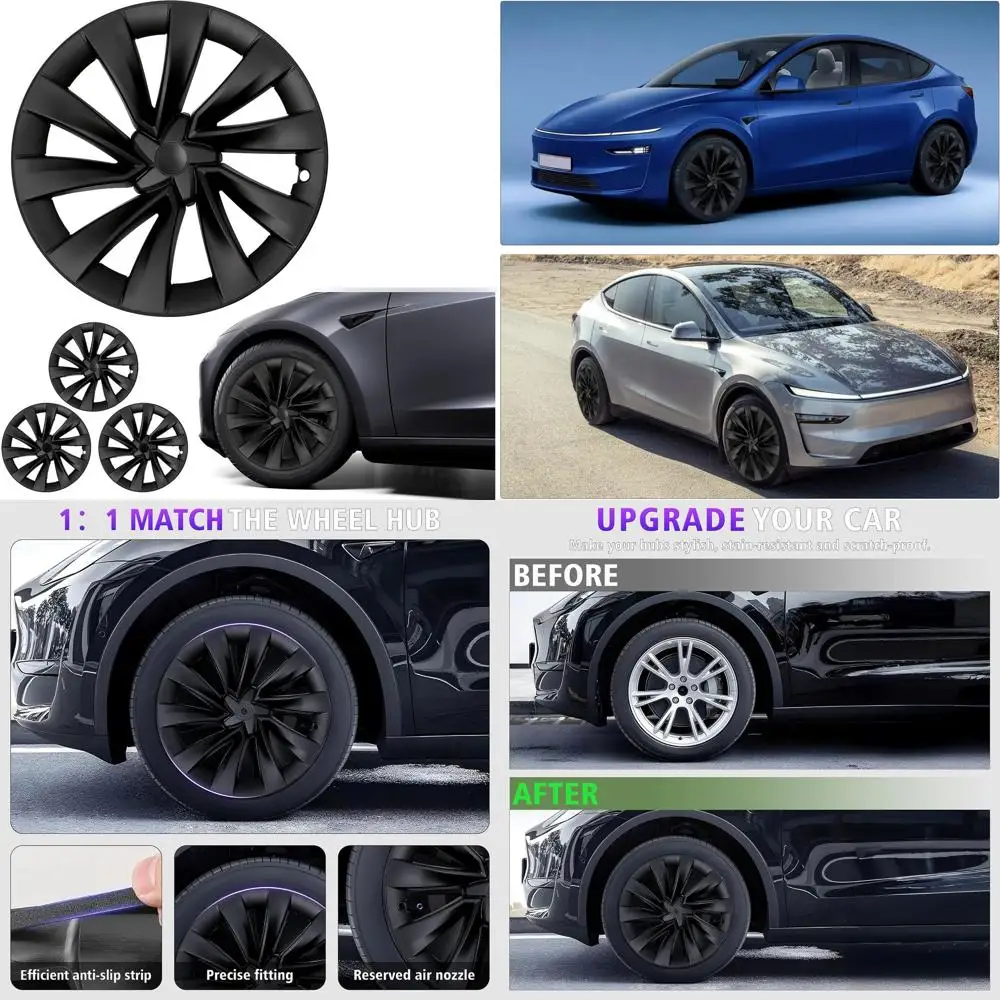 

20-дюймовые чехлы на колеса для Tesla Model Y Juniper 2025 2026 гг., аксессуар для защиты ступицы, замена обода Tesla Model Y 2025 Pro