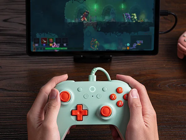 8BitDo Ultimate 2C Wired Gaming Controller Gamepad mit Hall-Effekt-Joystick für PC Windows 10 11, Android und Raspberry Pi – Detail 8