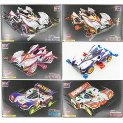 homde made tamiya mini 4wd kit Magnum saber sonic saber shining scorpion pink red white purple S2 chassis 1/32 scale model car