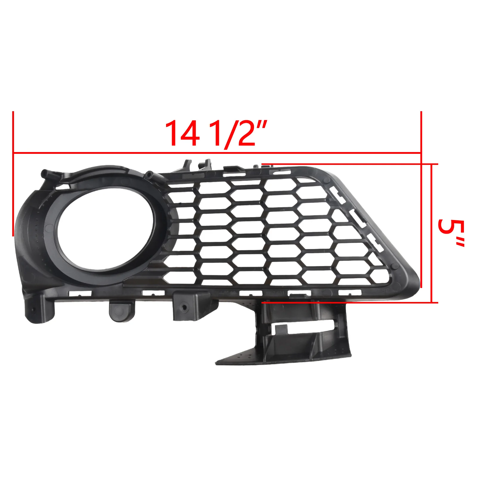 

New Quality Fog Light Cover Grille Replacement Vehicle 51118054155 51118054156 Accessories Black Left&Right Lower