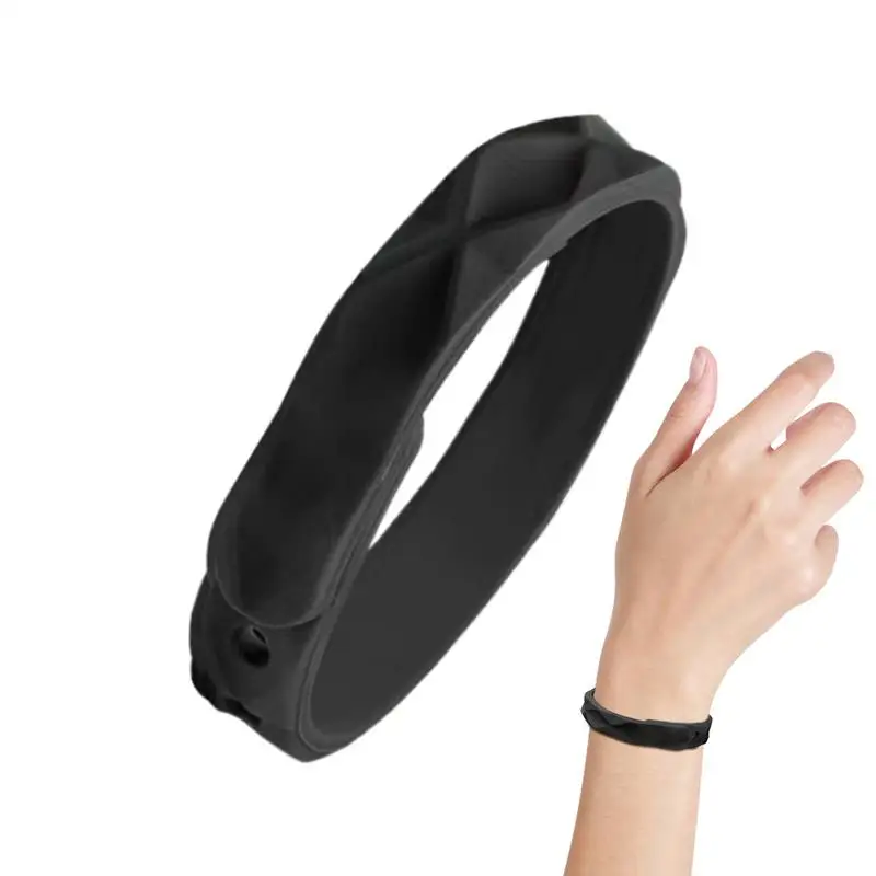 สายรัดข้อมือไฟฟ้าสถิตกําจัดร่างกายแบบคงที่สายรัดข้อมือกีฬากลางแจ้งฤดูหนาวสร้อยข้อมือป้องกันไฟฟ้าสถิตย์ปฏิบัติสายรัดข้อมือแบบคงที่