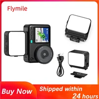 Luz de relleno magnética de liberación rápida Flymile, para disparo DJI Osmo Action 6 VLOG, IPX4 resistente al agua con temperatura de 3 colores y atenuación
