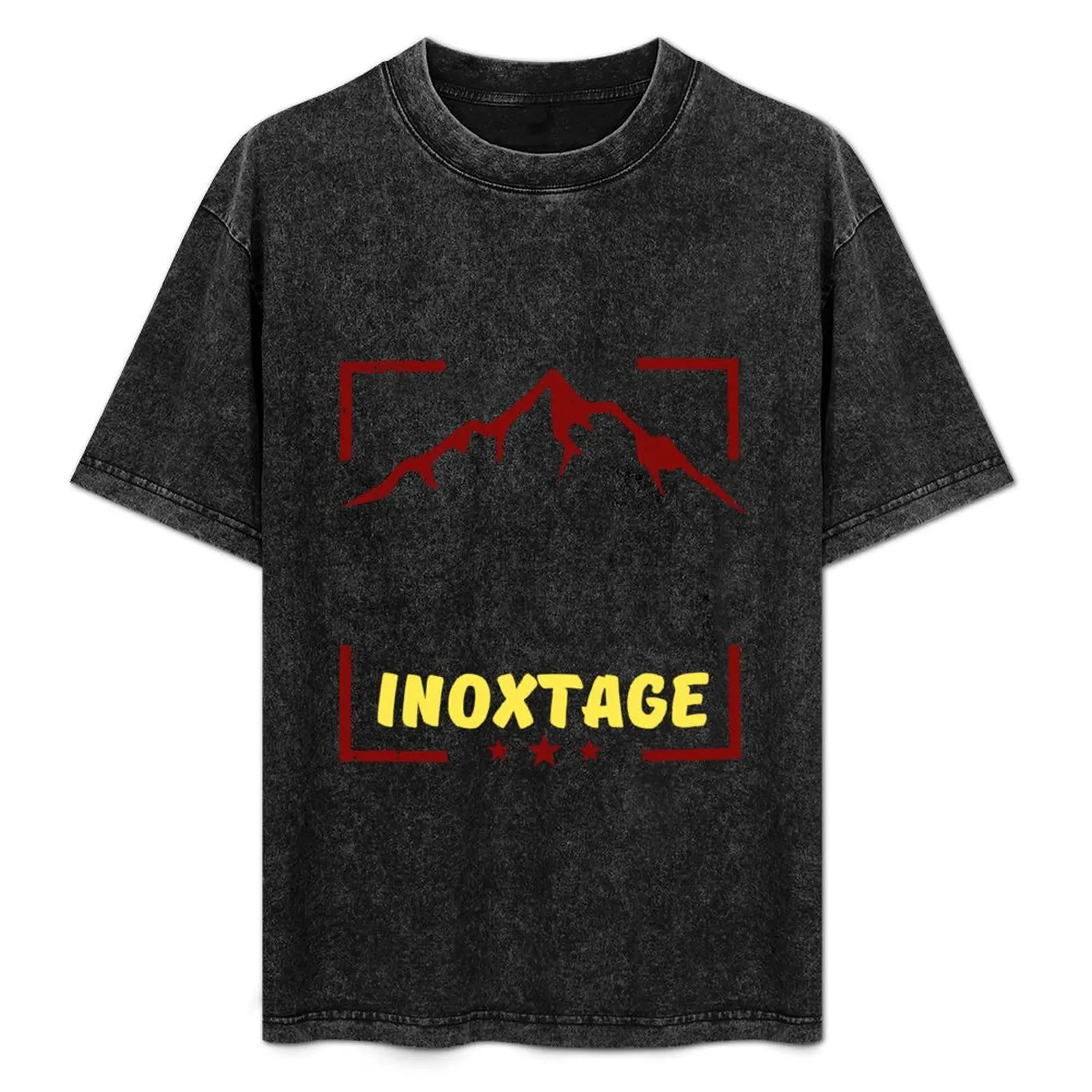 

inoxtag everest - stainless steel T-Shirt Novelty Print Casual Tee Shirt
