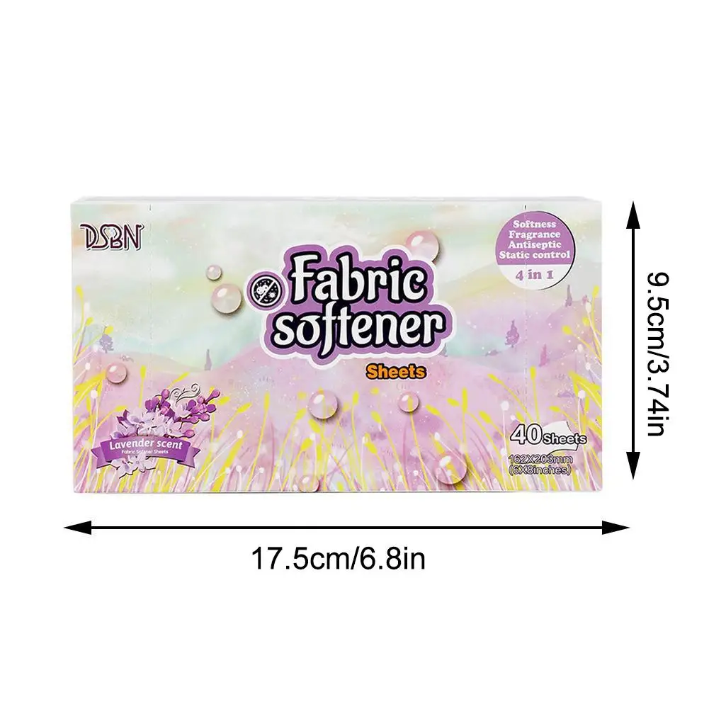 Fabric Softener Sheet For Dryers Reduce Static Absorption Lasting Fragrance Effective Antibacterial Clothes Softness Sheets