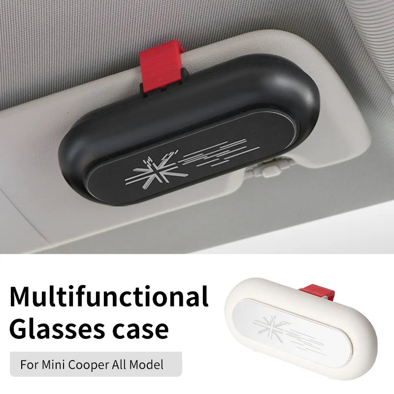 

Multifunctional Car Mounted Glasses Case Sunglasses Holder For Mini Cooper F56 F60 F54 R56 R60 F65 F66 U25 J05 Car Accessories