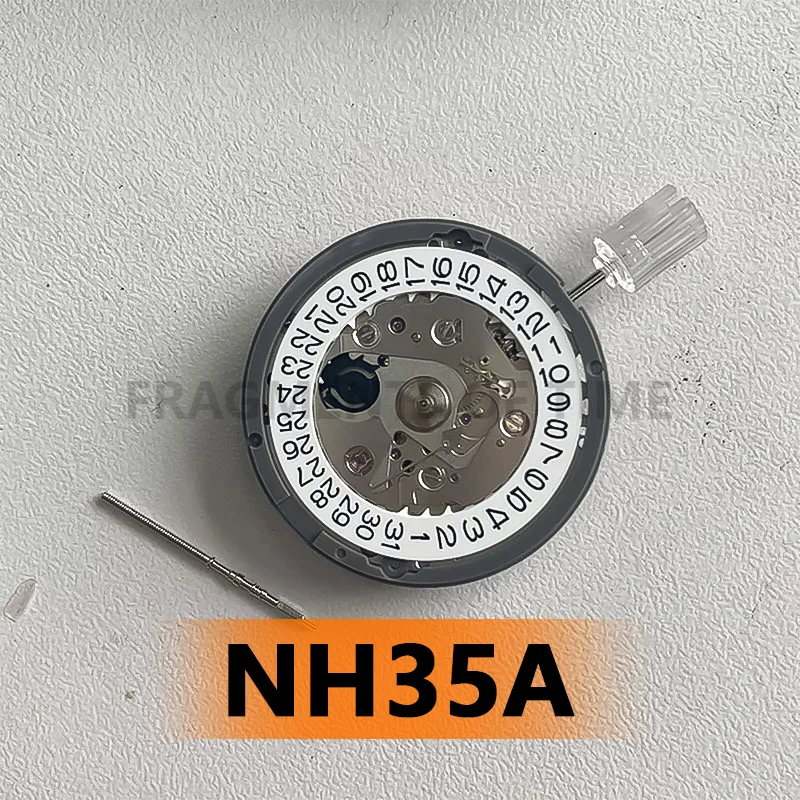 NH35 Automatic Mechanical Movement High Accuracy 24 Jewels Mod Watch Replacement NH35A Date at 3:00