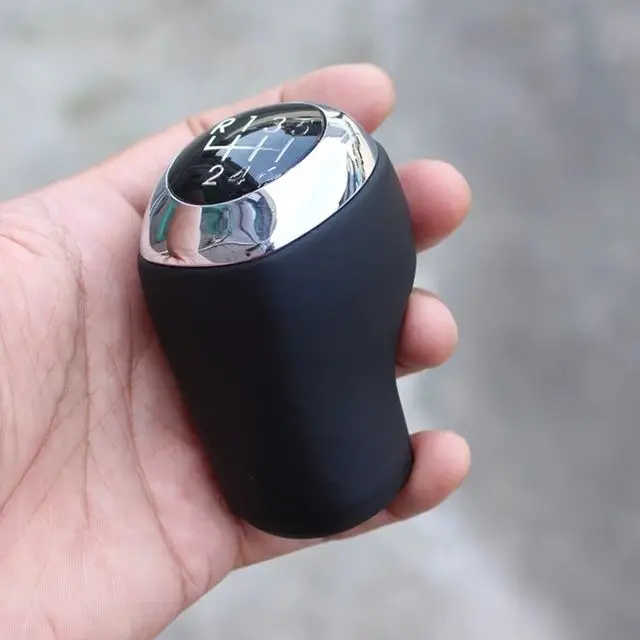 New Electroplate 6 Speed Manual Stick Gear Shift Knob Lever Shifter For Hyundai Elantra GT Accent Solaris Avante MD I30