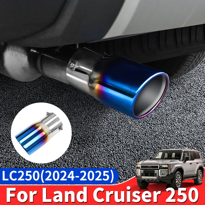 For Toyota Land Cruiser 250 Prado Lc250 2024 2025 1958 First Edition FJ250 Stainless Steel Tailpipe Exhaust Accessories Upgraded