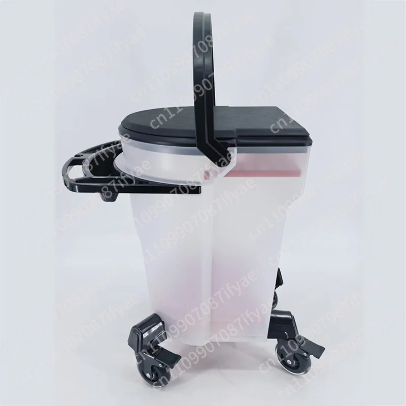 car wash bucket mobile base integrated with pulley anti-skid car wash bucket two buckets of water fine care car wash tool