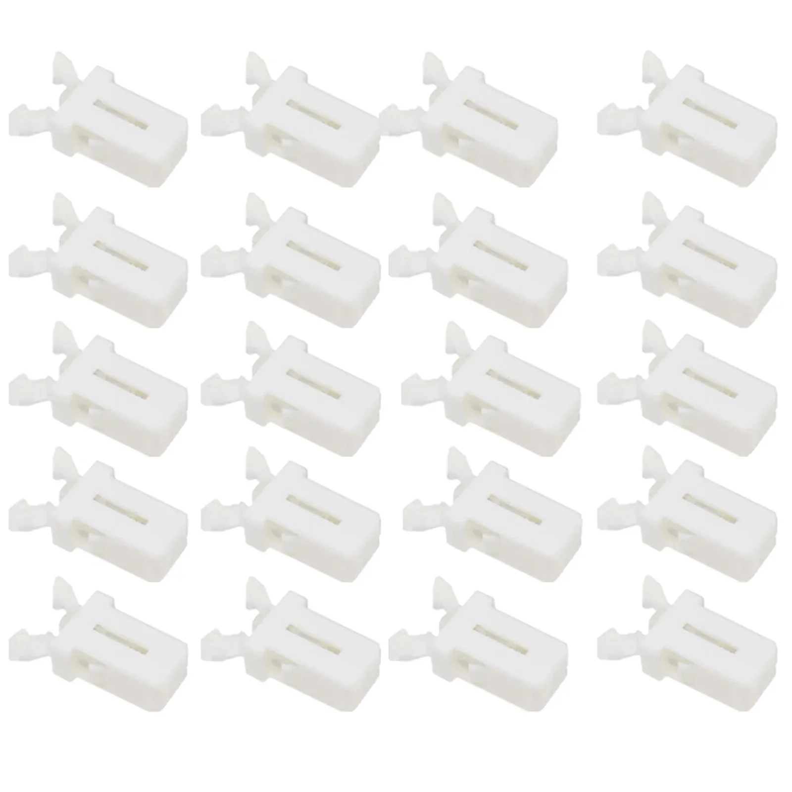 10/20 piezas cerradura de cubo de basura interruptor de bloqueo automático reemplazo captura Bin pestillo Clip de reparación interruptor de bloqueo automático de plástico Hardware para el hogar