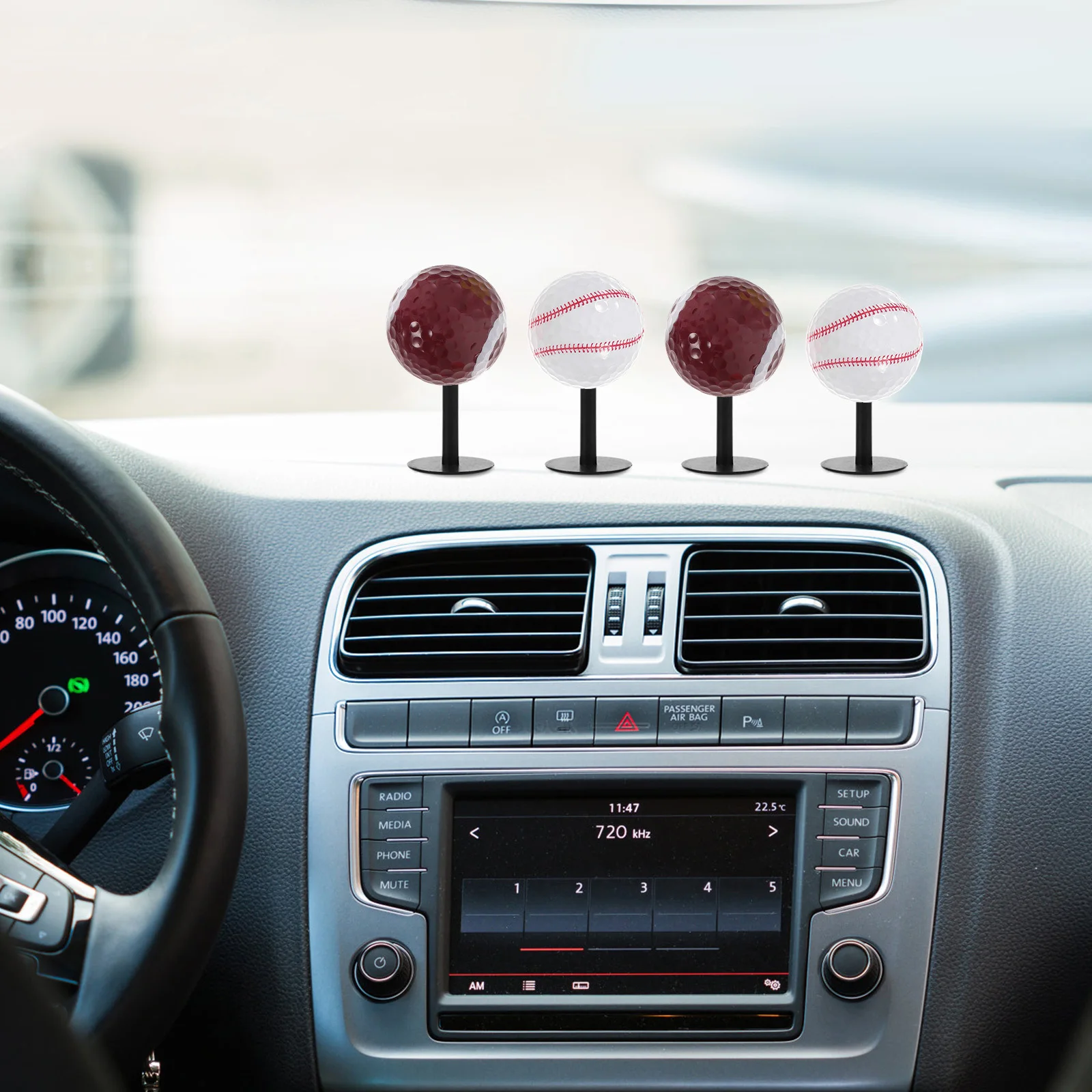 

20Pcs Car Dashboard Display Holder Plastic Duck Mount for Decor Storage Support Rack for Vehicle Interior Organizer