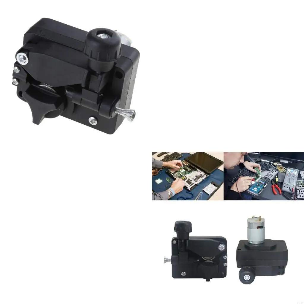 

P82E DC24V/12V Mini Wire Feeder Light Duty MIG Wire Feeder Assembly Single Drives Roll Wire Feed Machine For Mig Welder