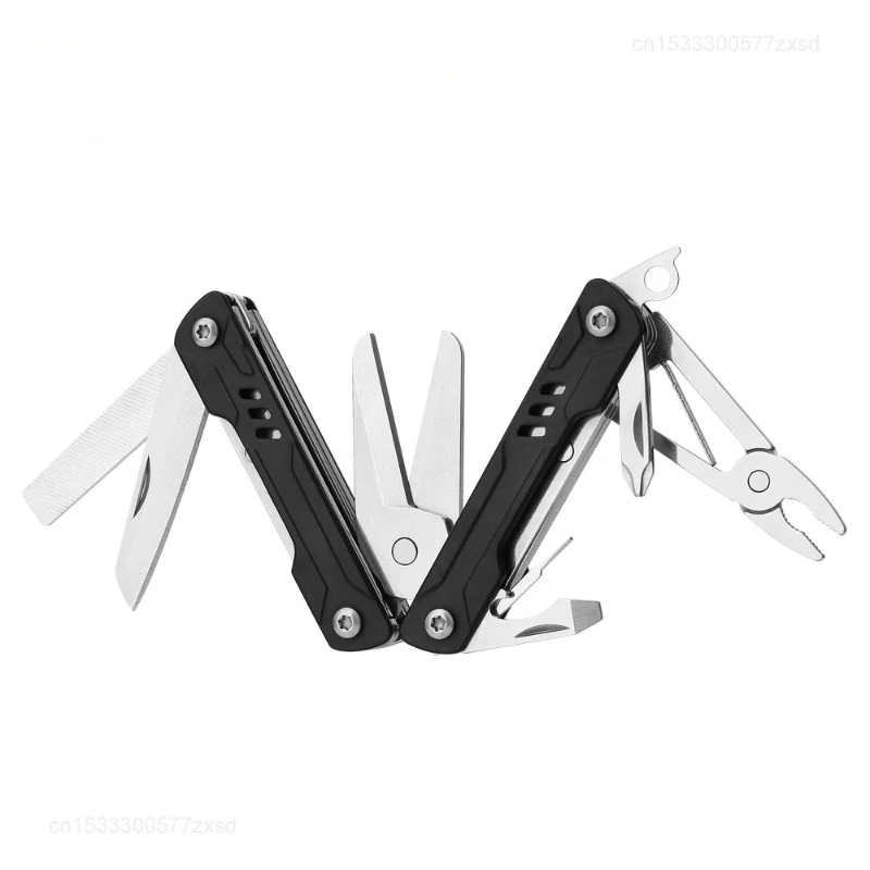 

BIESUO Mini Sailor Scissors Version 10 in 1 EDC Multitools Hand Pliers Tools Mini Pocket Folding Knife Multi-functional Tools