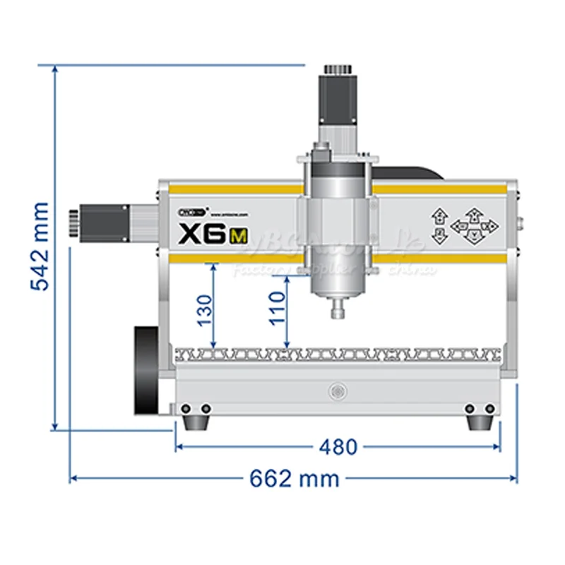 LY 6040 USB Wood Router 1.5KW Spindle Motor ER11 X6M 3/4-axis Metal Lathe Engraving Drilling & Milling Machine