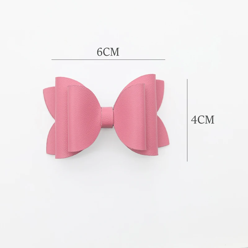 3PCS\\Sets Color Scheme 60*40mm Handmade Bow For Clothes Hat Shoes Sewing Applique Hair Clips Headwear DIY Decor Accessories