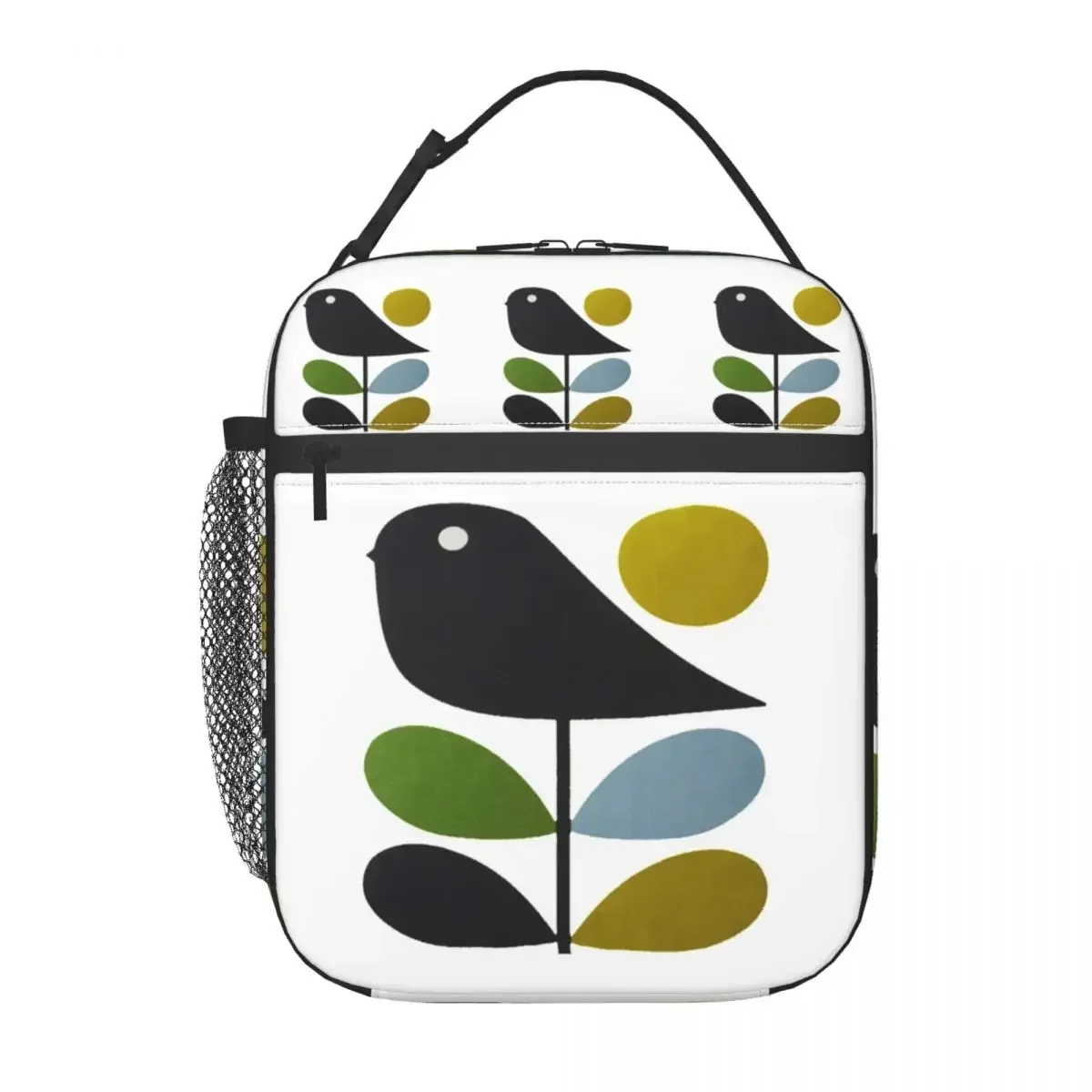 

Custom Orla Kiely Scandi Colourful Portable Lunch Boxes Women Leakproof Cooler Thermal Food Insulated Lunch Bag School Children