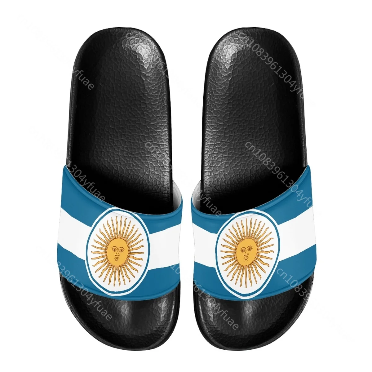 Belidome Summer Women Shoes Flag Of Argentina Design Casual Fashion Slippers For Ladies Non Slip Casual Beach Slides Shoes Woman image 5