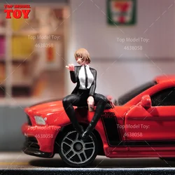 Painted Miniatures 1/18 1/24 1/64 1/43 1/87 Anime Handsome Cool Girls Female Scene Figure Doll Unpainted Model For Car Vehicles