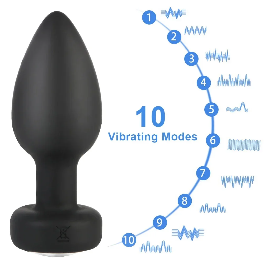Anal Plug Vibrator 10 Speeds Butt Plug Prostate Vibrating Massager APP Remote Control Female Masturbator Sex Toys for Women Men - Image 2