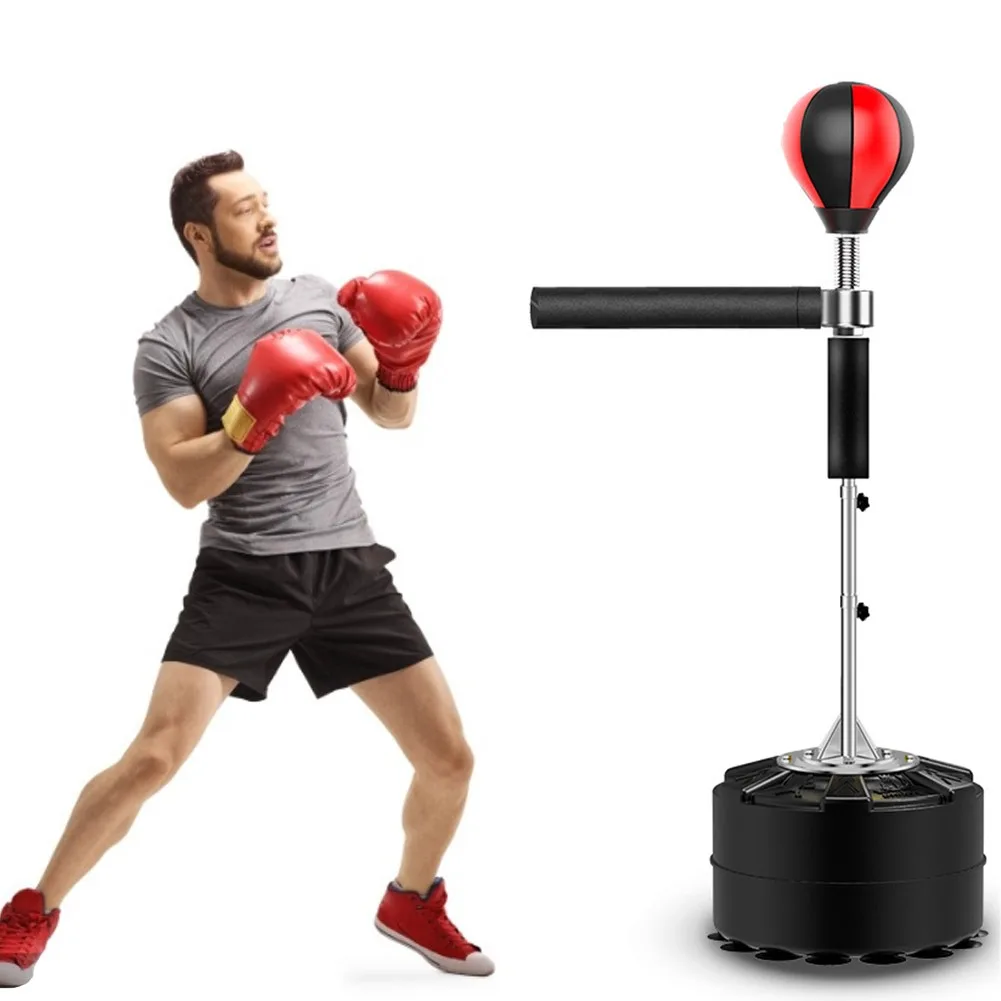 

Boxing Professional Boxing Bag Heavy Stand Punching Bag With 360 Degree Reflex Bar Fitness Boxing Equipment For Home Gym