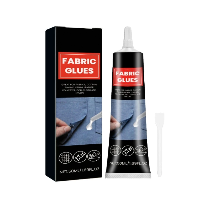 Clear Fabric Glues Quick Drying Clothing Repair Glues for Fabric, Jeans, Clothes Repair
