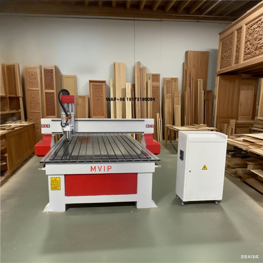 3 Axis 1325 CNC Woodworking Router ATC Vacuum Suction Cup Woodworking Table 4*8 Feet Woodworking CNC Engraving Machine