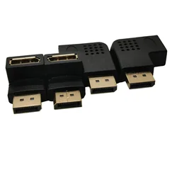 Adaptador de ángulo recto DP 8k/60Hz 4 K/144Hz Pass Durch 90 Grad Winkel Displayport 1,4 Konverter