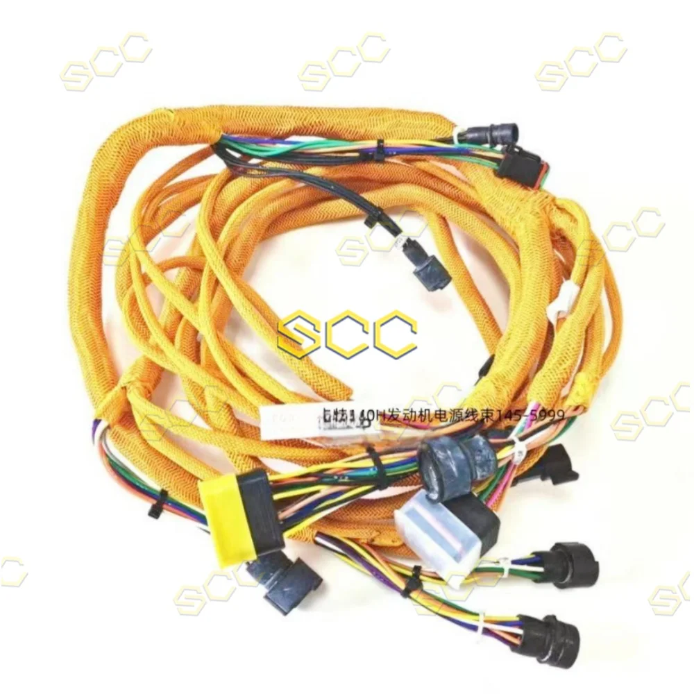 Stable Signal Transmission 145-5999 Wiring Harness 1455999 for Caterpillar 12H 120H 135H 140H 160H Engine Parts