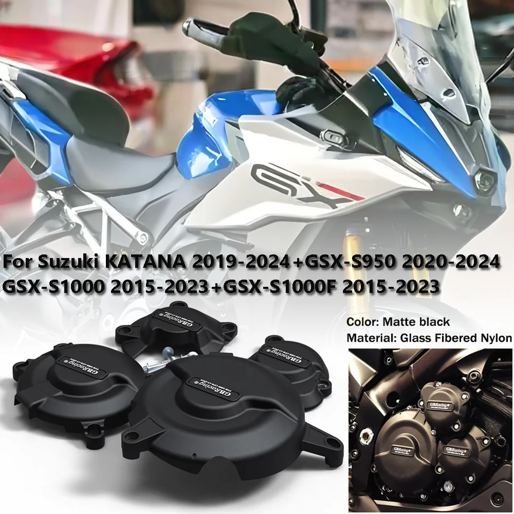 

GBRacing Engine Cover Protector For Suzuki KATANA GSX-S1000F GSX-S1000 2015-2023 /2020-2024 GSX-S950 2019-2024 protective cover