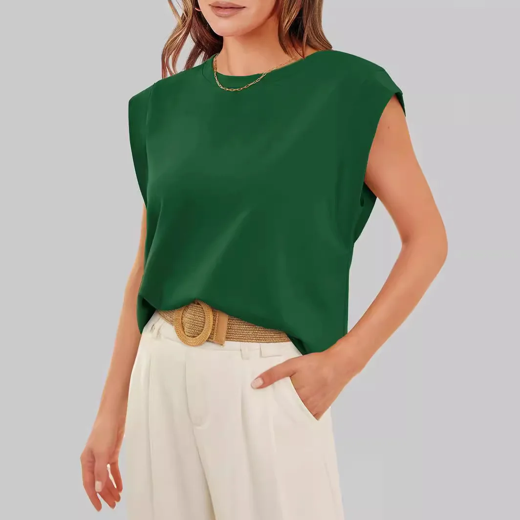 T-shirt ample ort Sve pour femmes, haut rond rayé, confortable et décontracté, Collection automne 2024