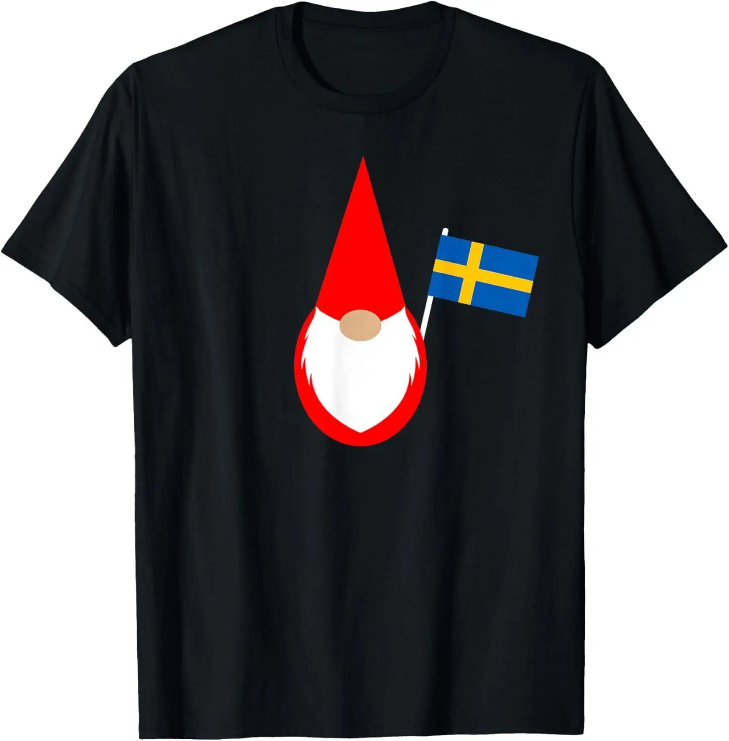 

Swedish Tomte Gnome Sweden Flag Norge Scandinavian T-Shirt Hoodie