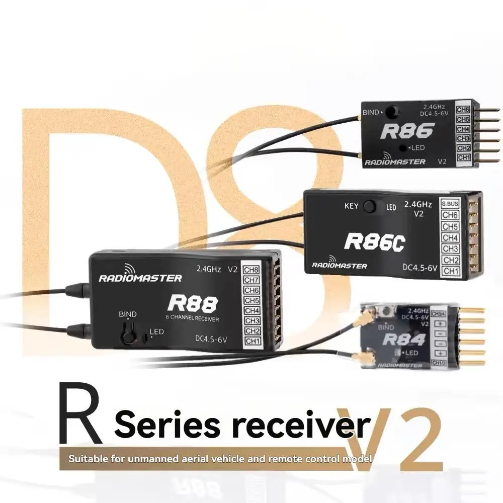 

Для приемника RadioMaster R86C и R88, совместимого с протоколом D8/D16/SFHSS, аксессуары для дронов с фиксированным крылом